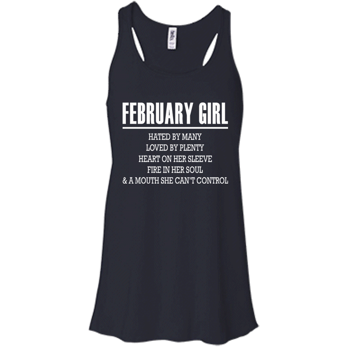 February Girl - Hated By Many, Loved By Plenty Heart On Her Sleeve T-Shirt - TeeDragons