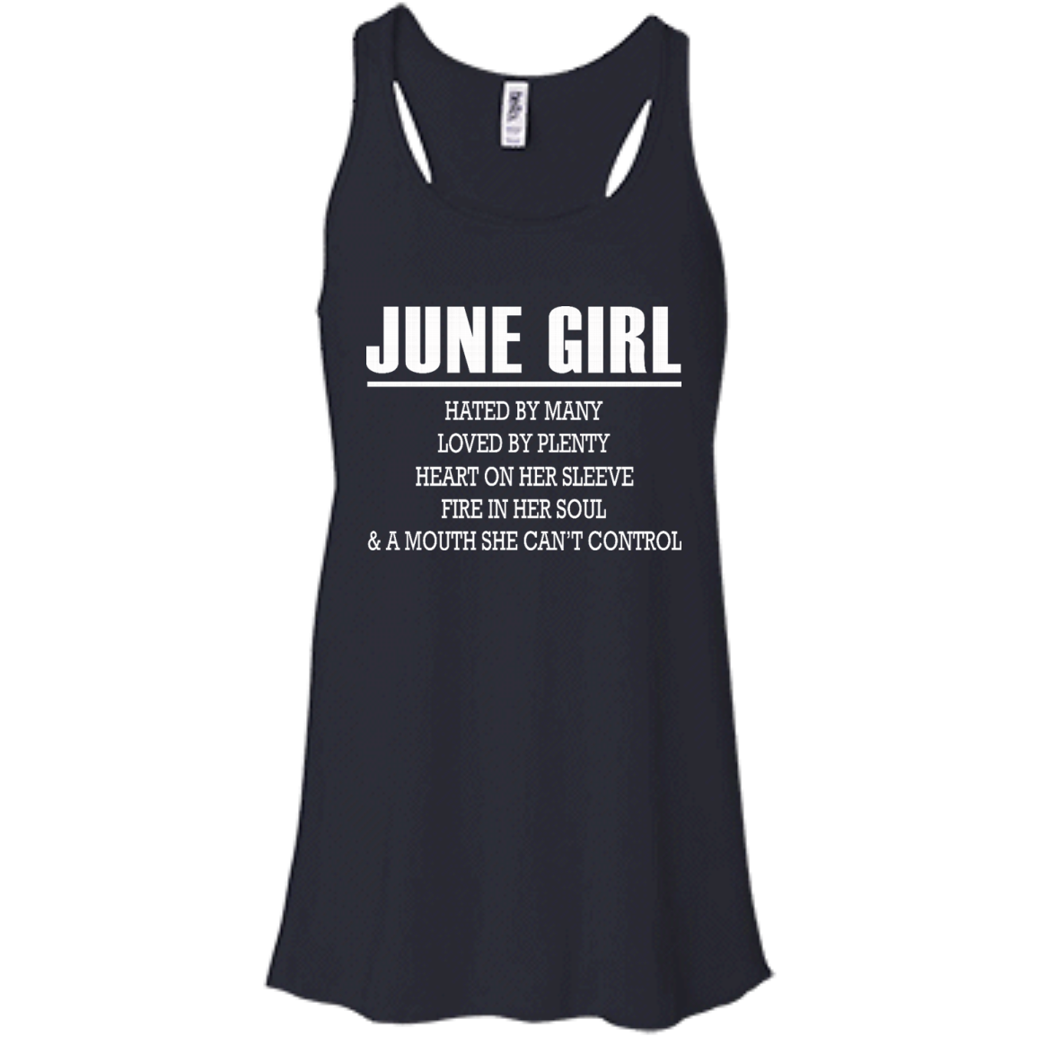 June Girl - Hated By Many, Loved By Plenty Heart On Her Sleeve T-Shirt - TeeDragons
