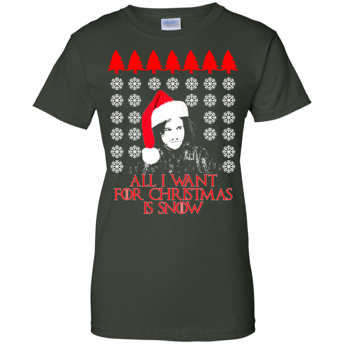 Game Of Thrones - All I Want For Christmas Is Snow Ugly Sweater - TeeDragons