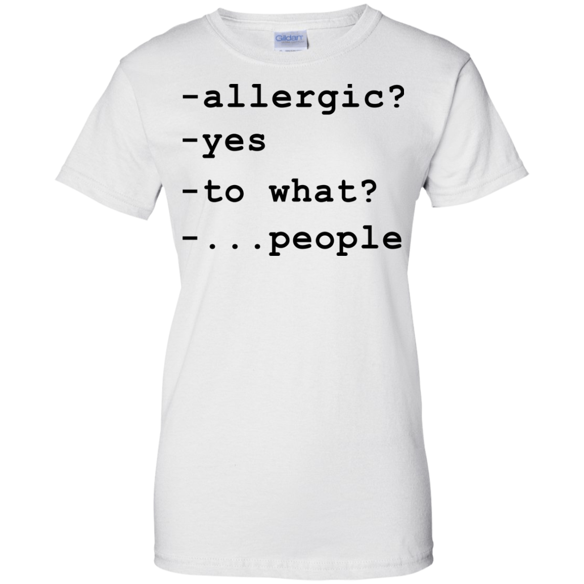 Allergic Shirt, Hoodie, Tank - TeeDragons