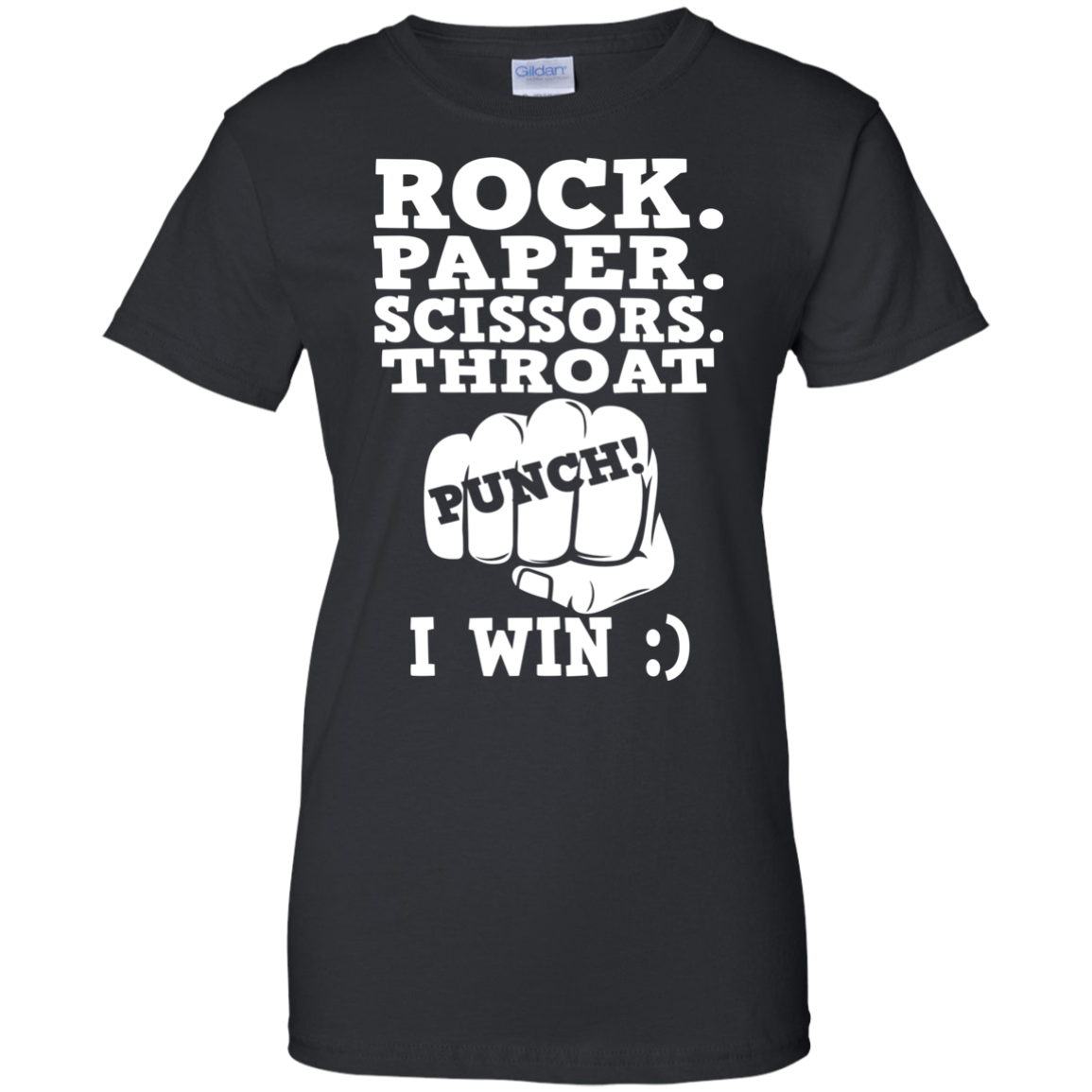 Rock Paper Scissors Throat Punch I Win Shirt, Hoodie - TeeDragons