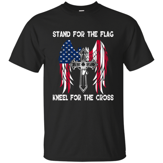 Stand For The Flag Kneel For The Cross Shirt, Hoodie, Tank - TeeDragons