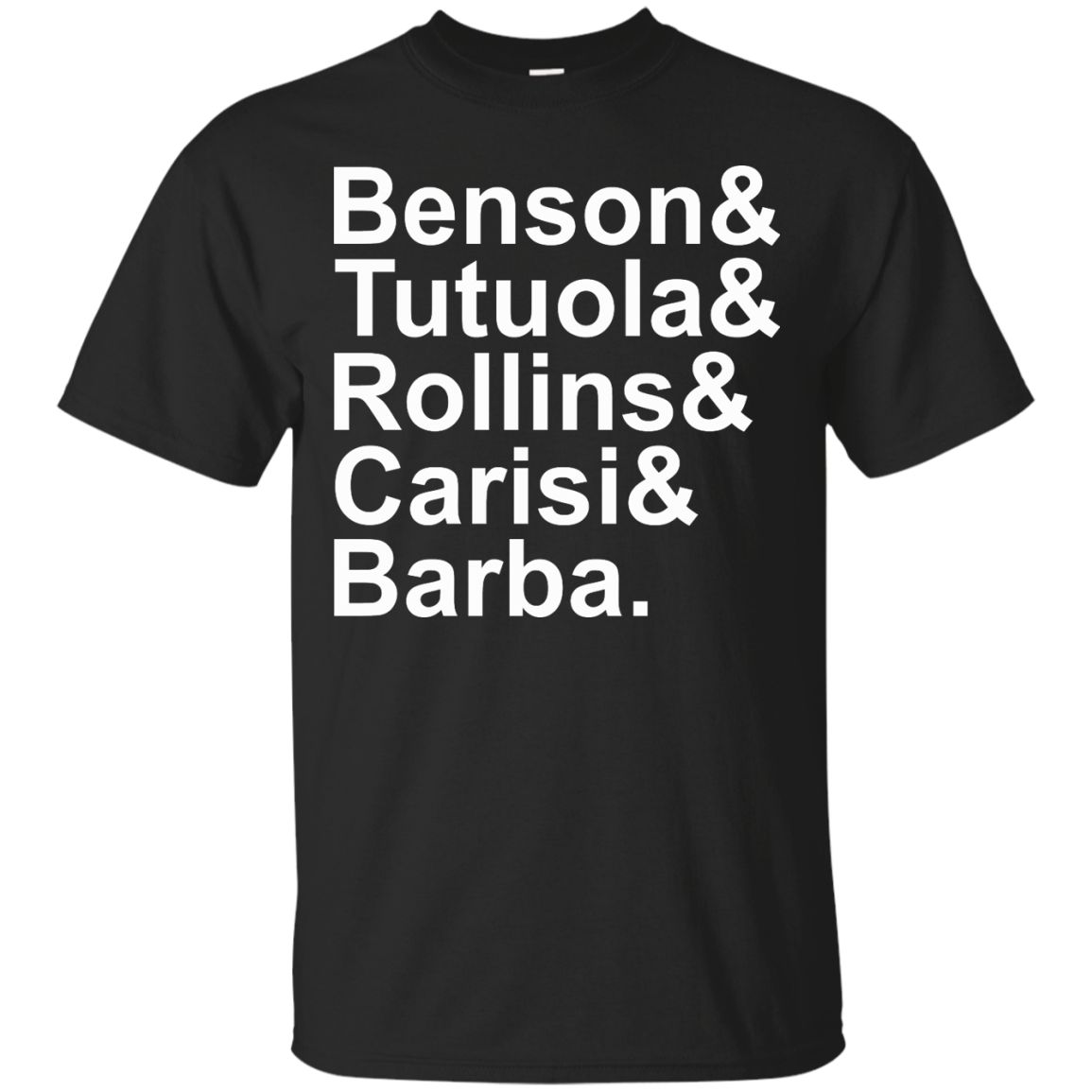 Benson - Tutuola - Rollins - Carisi - Barba T-Shirt - TeeDragons