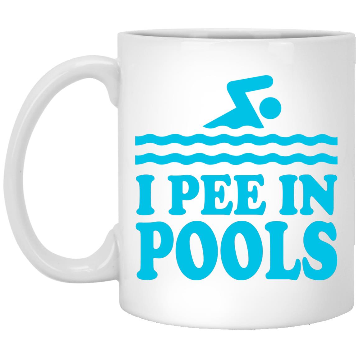 I Pee In Pools Mugs