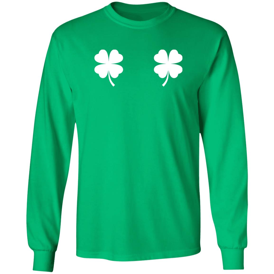 Shamrock Boob Shirt - TeeDragons