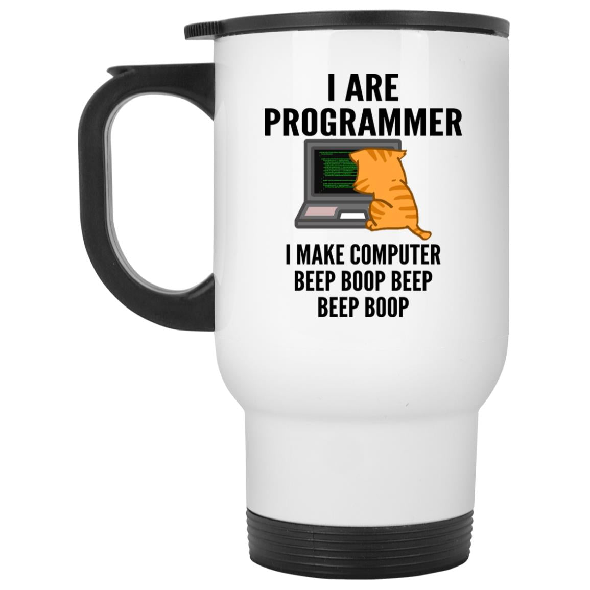 Cat - I Are Programmer I Make Computer Beep Boop Mugs