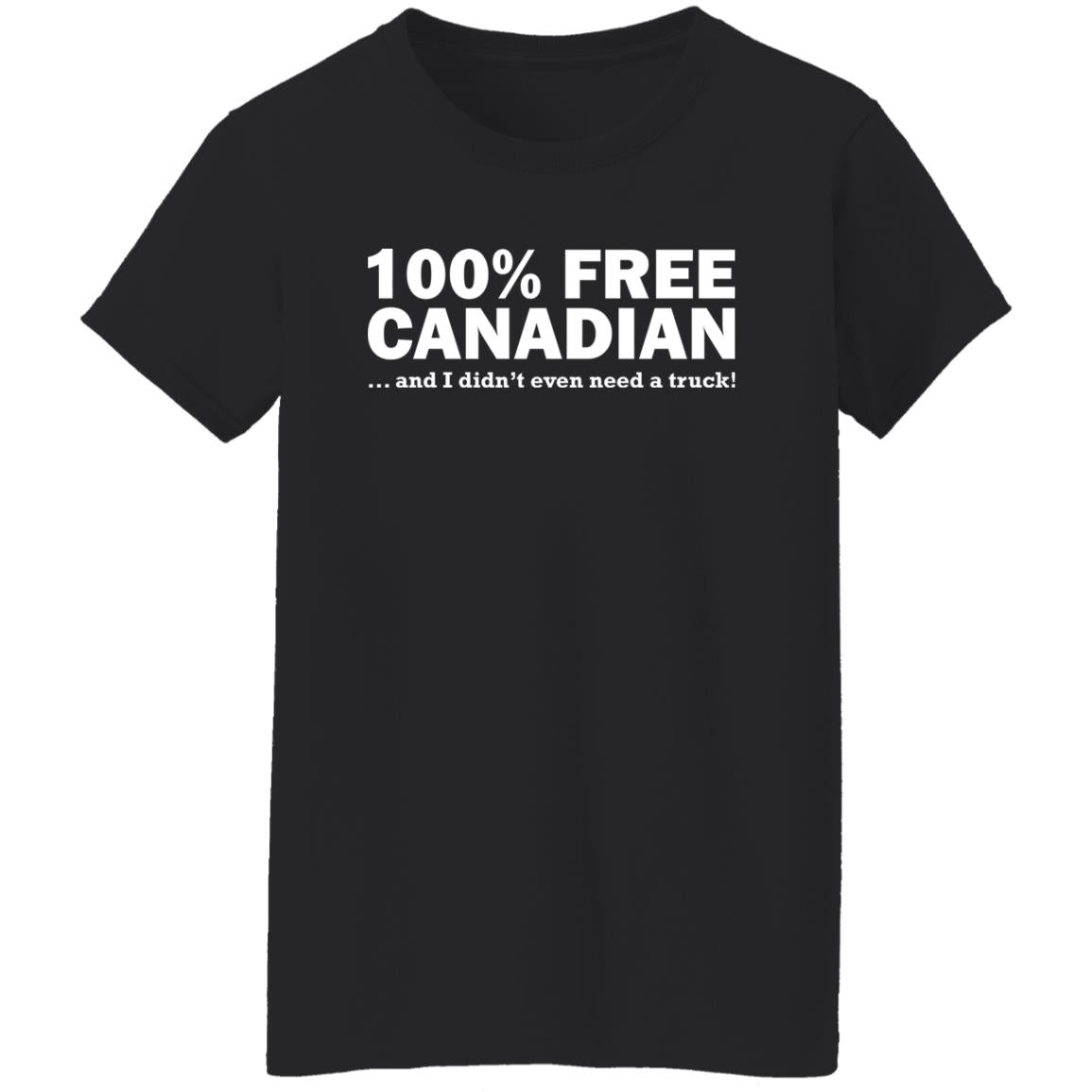 100 free Canadian and I didn't even need a truck shirt