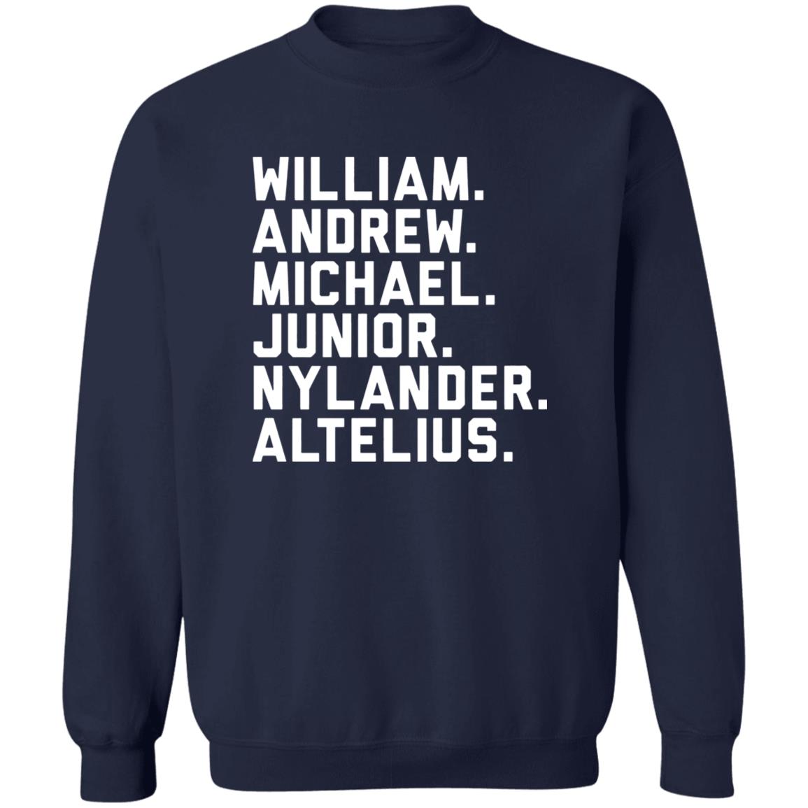 William Andrew Michael Junior Nylander Altelius Shirt