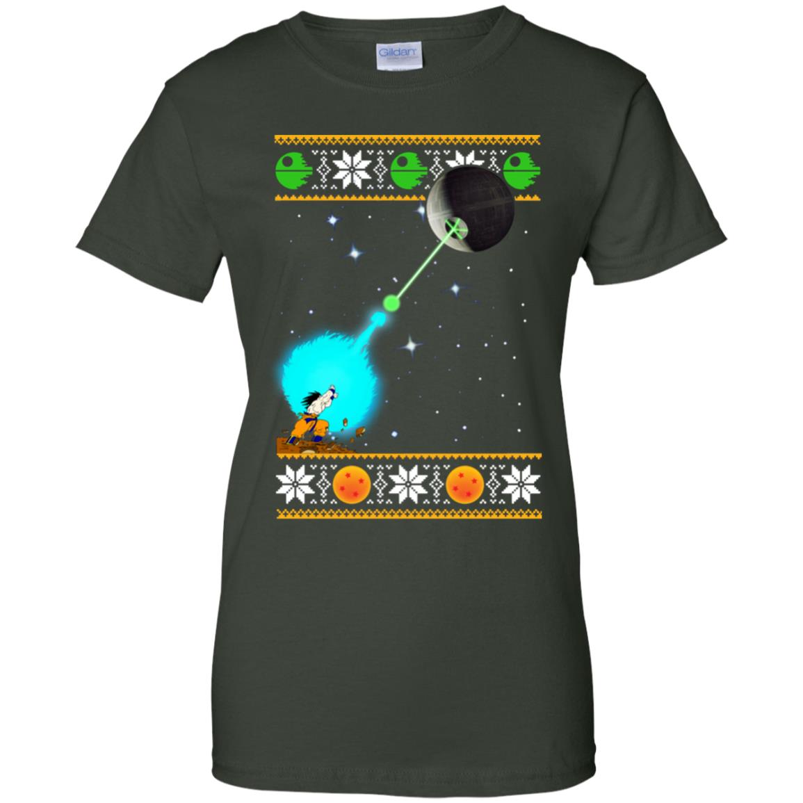 Songoku Kamehameha Death Plannet Christmas Sweater - TeeDragons