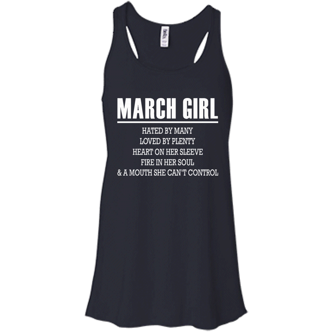March Girl - Hated By Many, Loved By Plenty Heart On Her Sleeve T-Shirt - TeeDragons