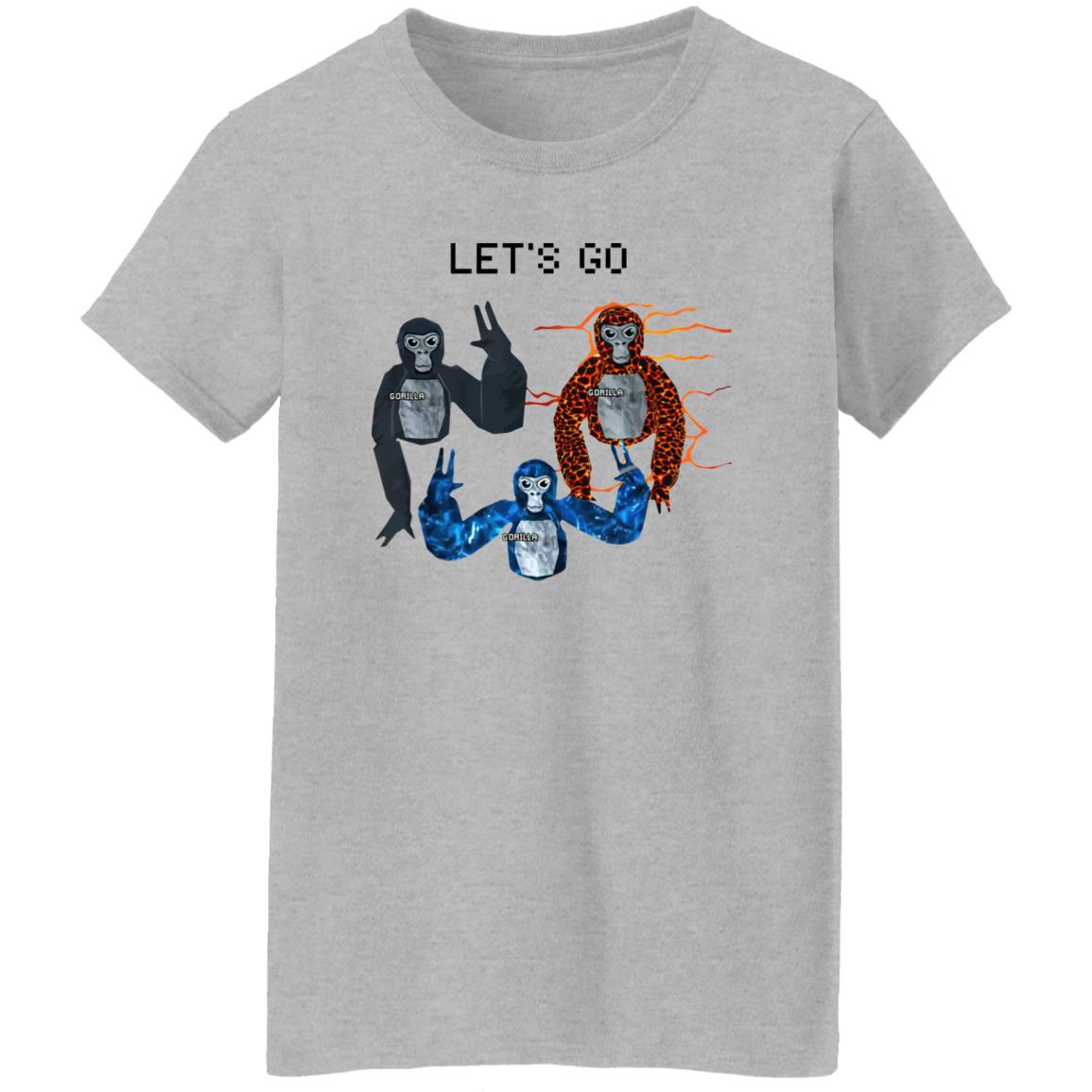 Gorilla Tag Monke Vr Gamer Let’s Go Shirt