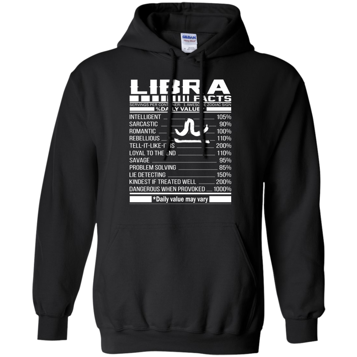 Libra Facts - Awesome Zodiac Sign - %Daily Value Shirt, Hoodie, Tank - TeeDragons