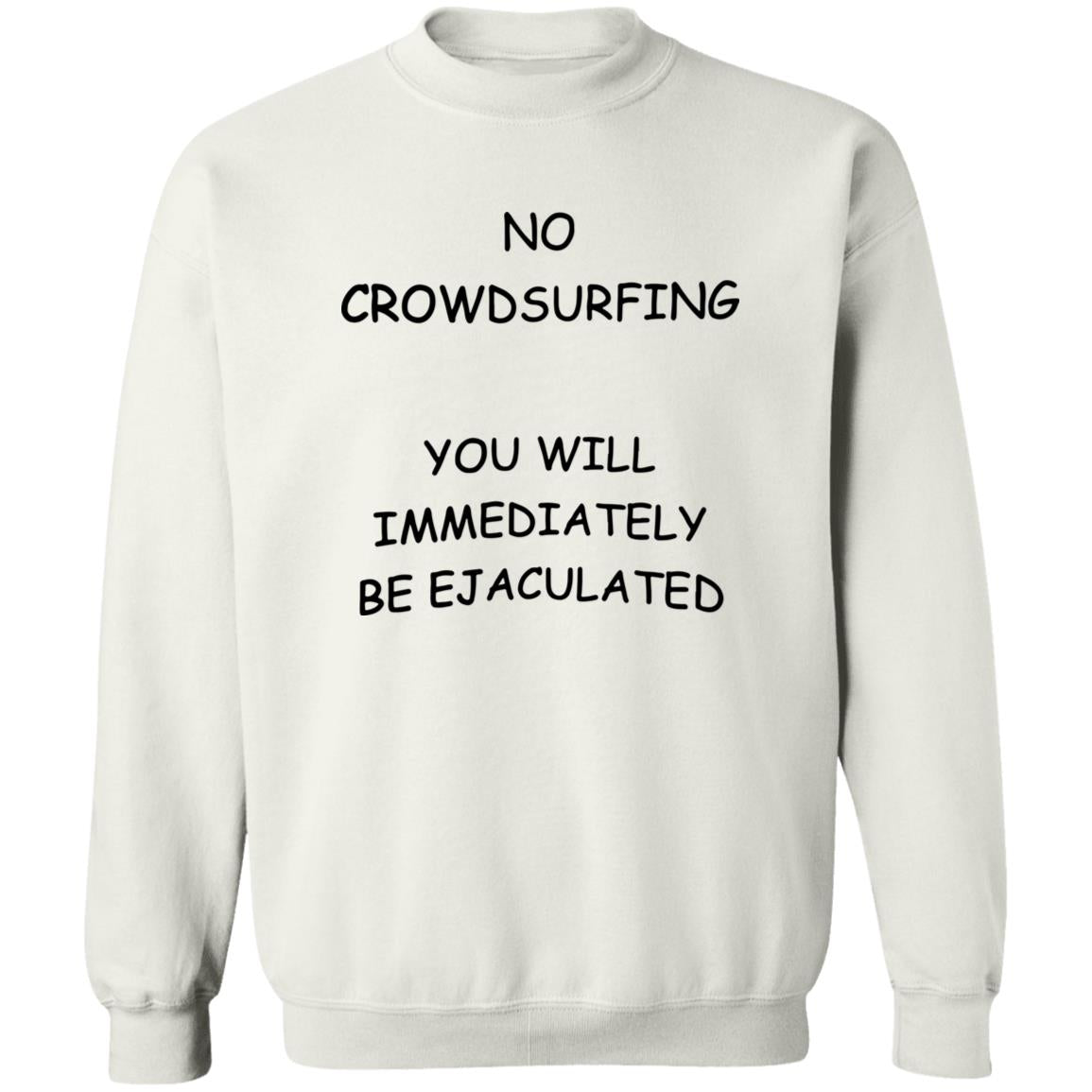 No Crowdsurfing You Will Immediately Be Ejaculated Shirt