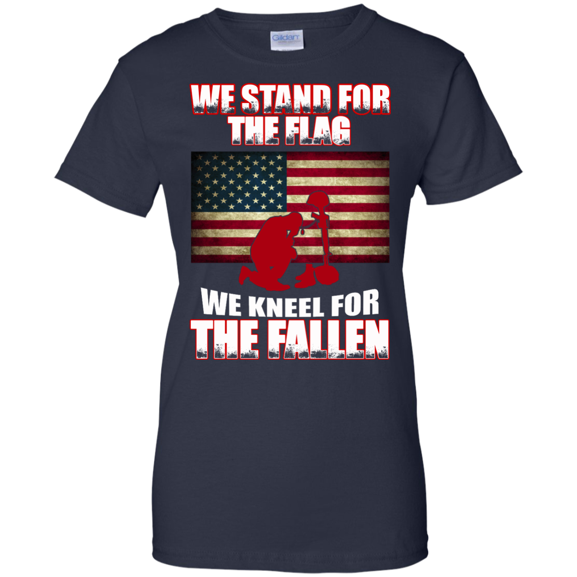 We Stand For The Flag We Kneel For The Fallen Shirt, Hoodie, Tank - TeeDragons