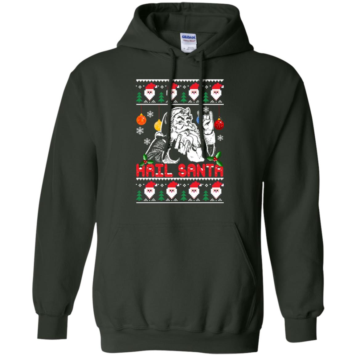 Hail Santa Christmas Sweater - TeeDragons