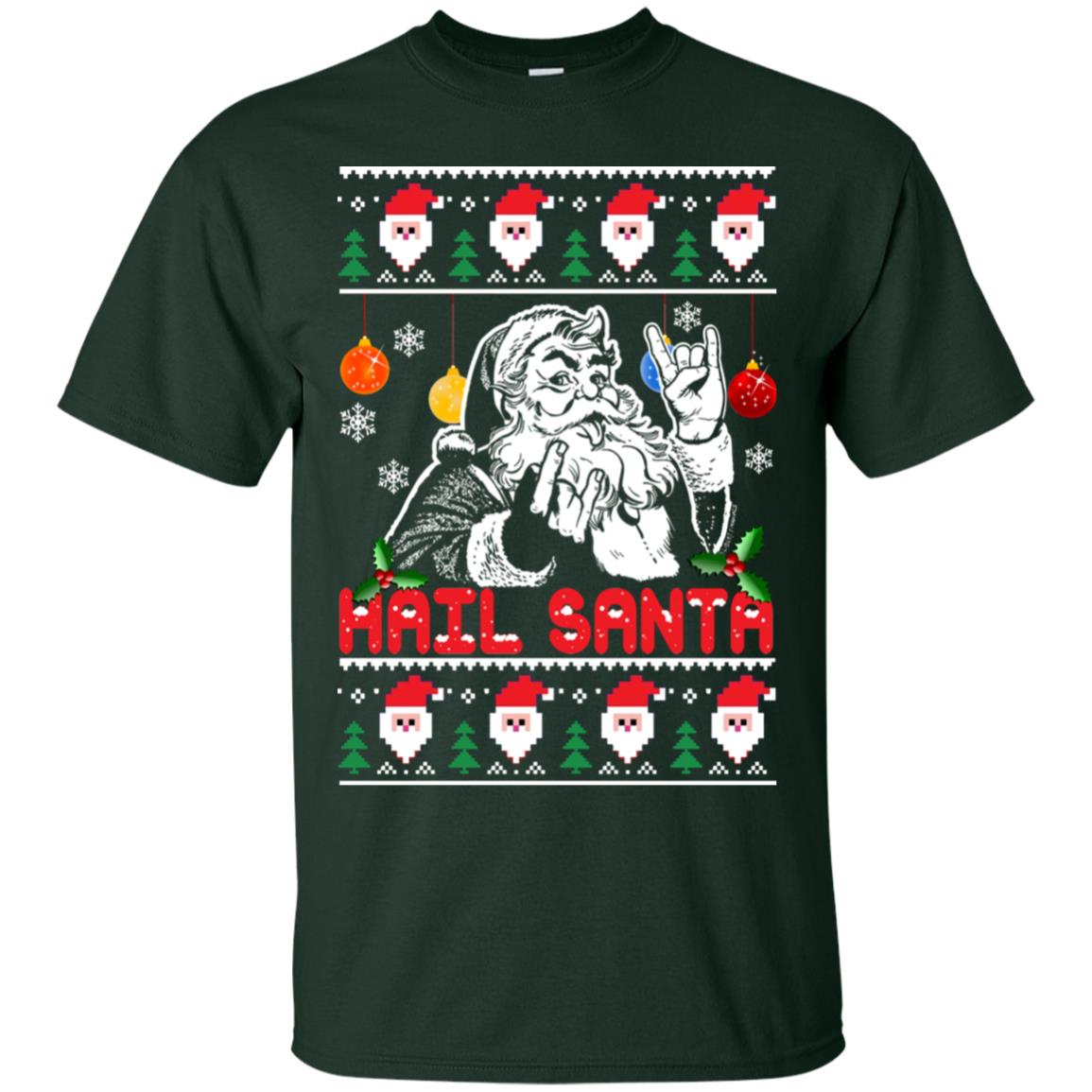 Hail Santa Christmas Sweater - TeeDragons