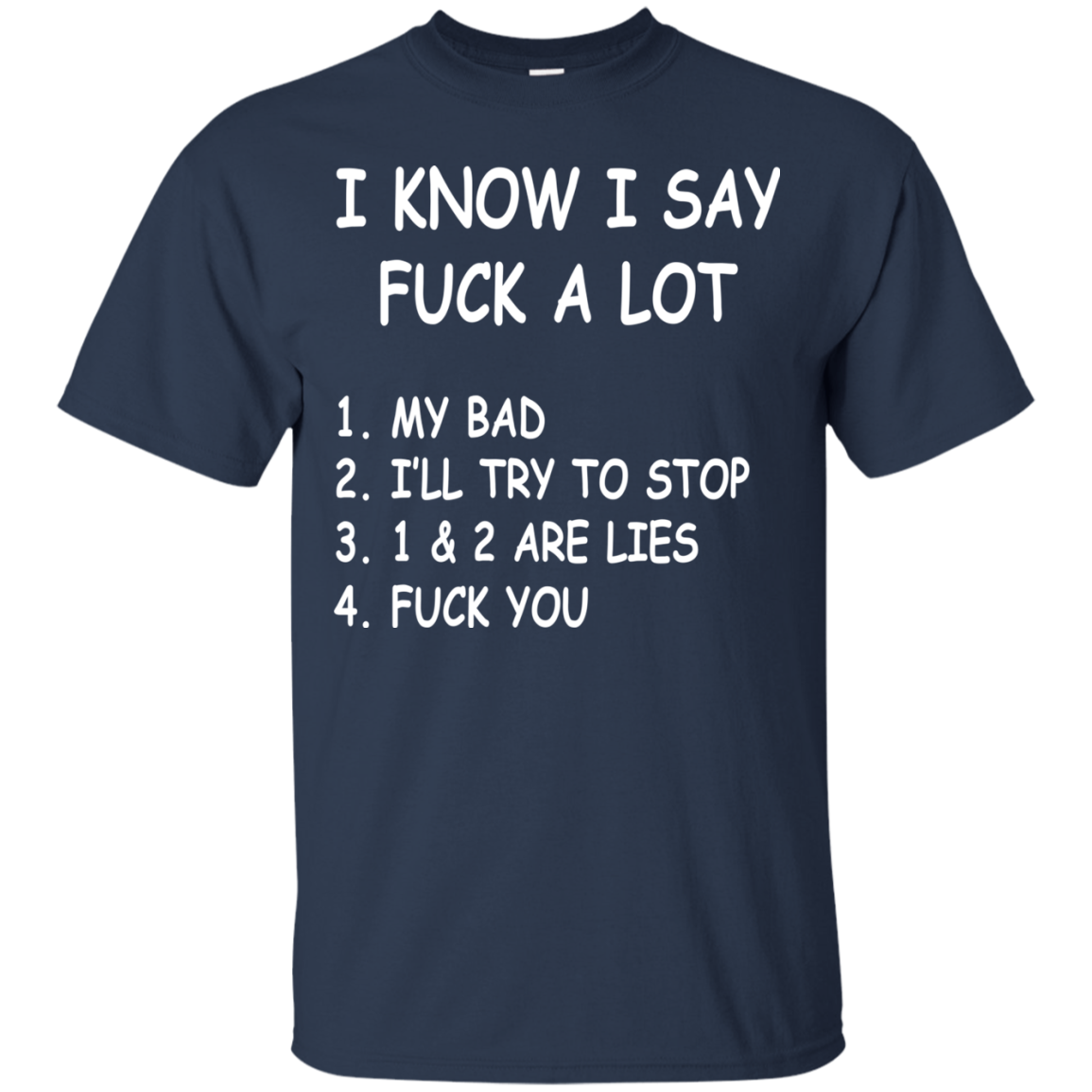 I Know I Say Fuck A Lot Shirt, Hoodie, Tank - TeeDragons