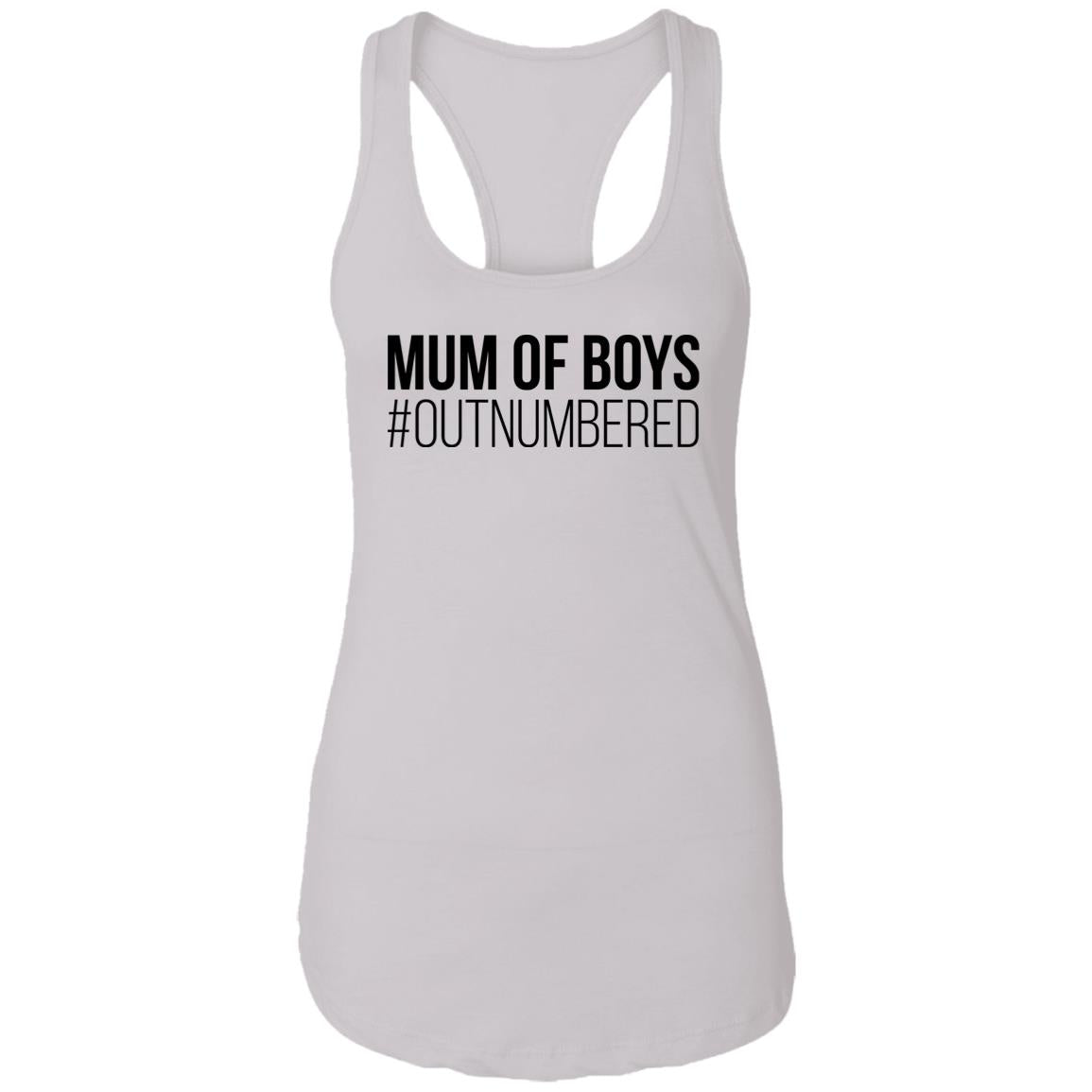 Mum Of Boys #Outnumbered Shirt