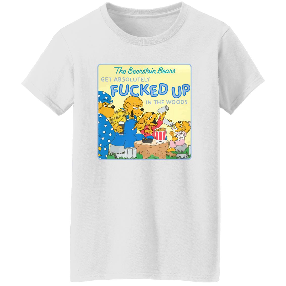 The Beerstain Bears Get Absolutely F-cked Up In The Woods Shirt