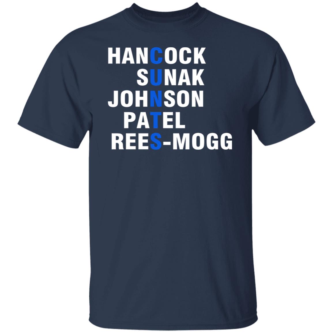 Hancock - Sunak - Johnson - Patel - Rees-mogg Shirt - TeeDragons