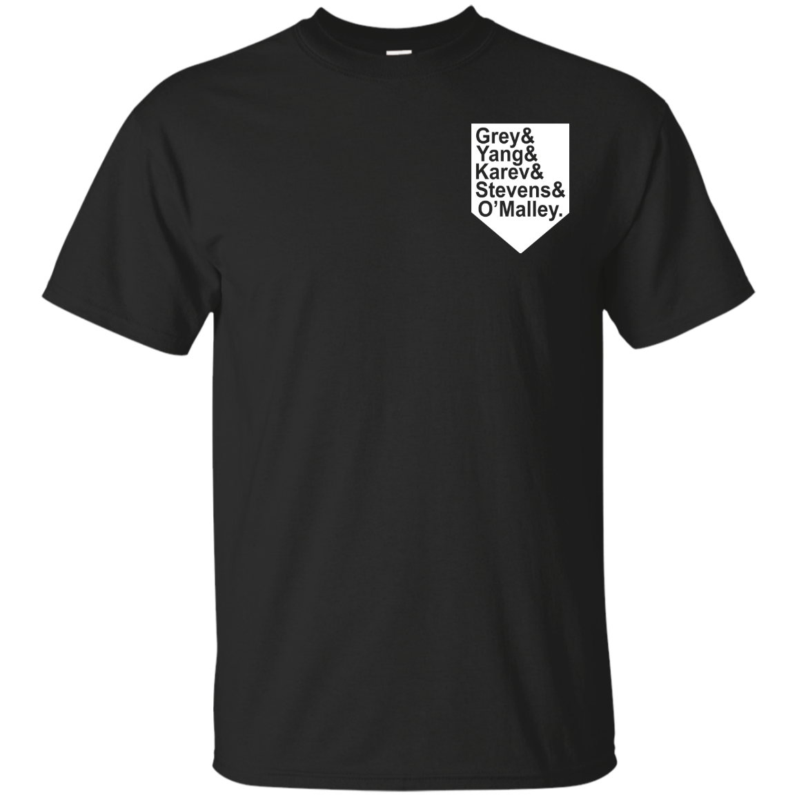 Grey & Yang & Karev & Stevens And O'Malley T-Shirt - TeeDragons