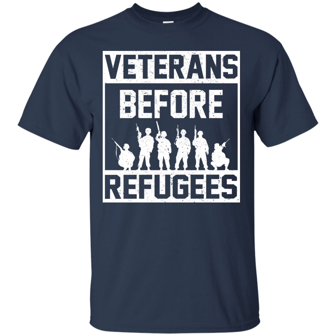 Veterans Before Refugees Shirt, Hoodie, Tank - TeeDragons