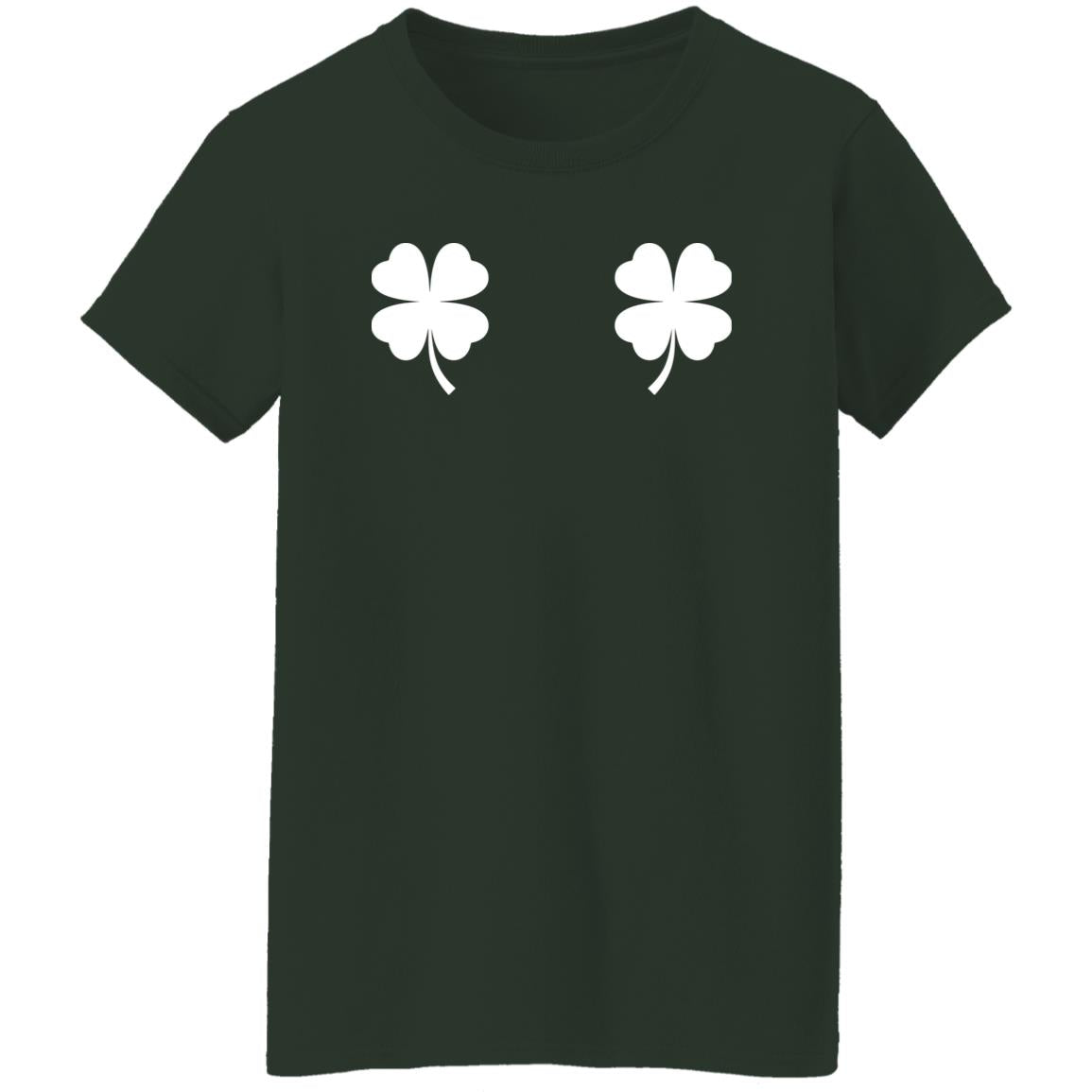 Shamrock Boob Shirt - TeeDragons