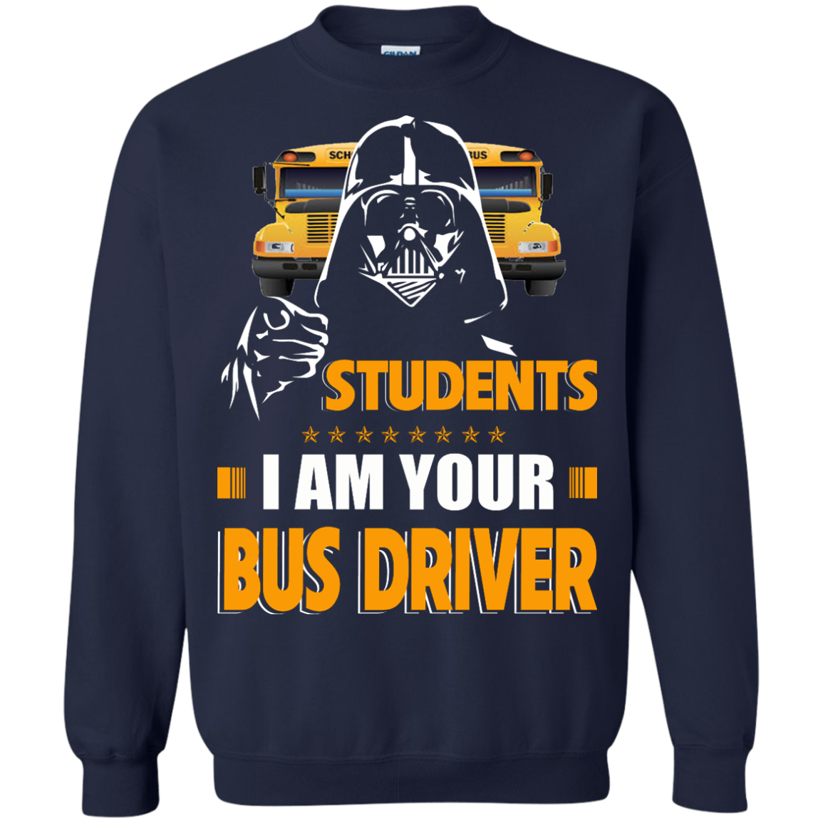 Students - I Am Your Bus Driver - Star Wars The Darkside T-Shirt - TeeDragons