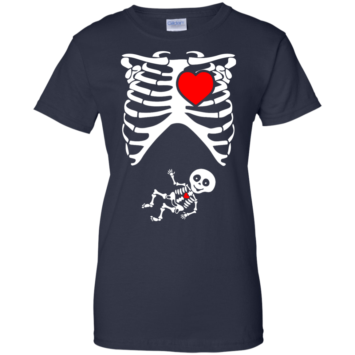 Halloween Funny Sexy Pregnant Xray Skeleton Baby Shirt, Hoodie, Tank - TeeDragons