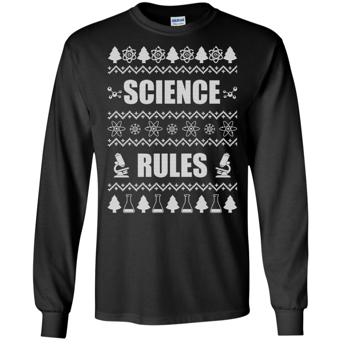 Science Rules Christmas Sweater, Hoodie - TeeDragons