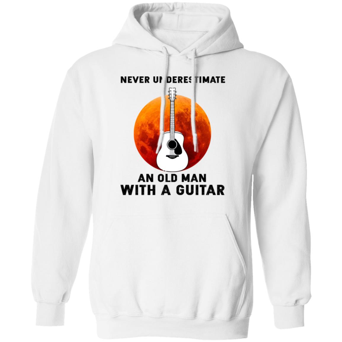 Never Underestimate An Old Man With A Guitar Shirt - TeeDragons