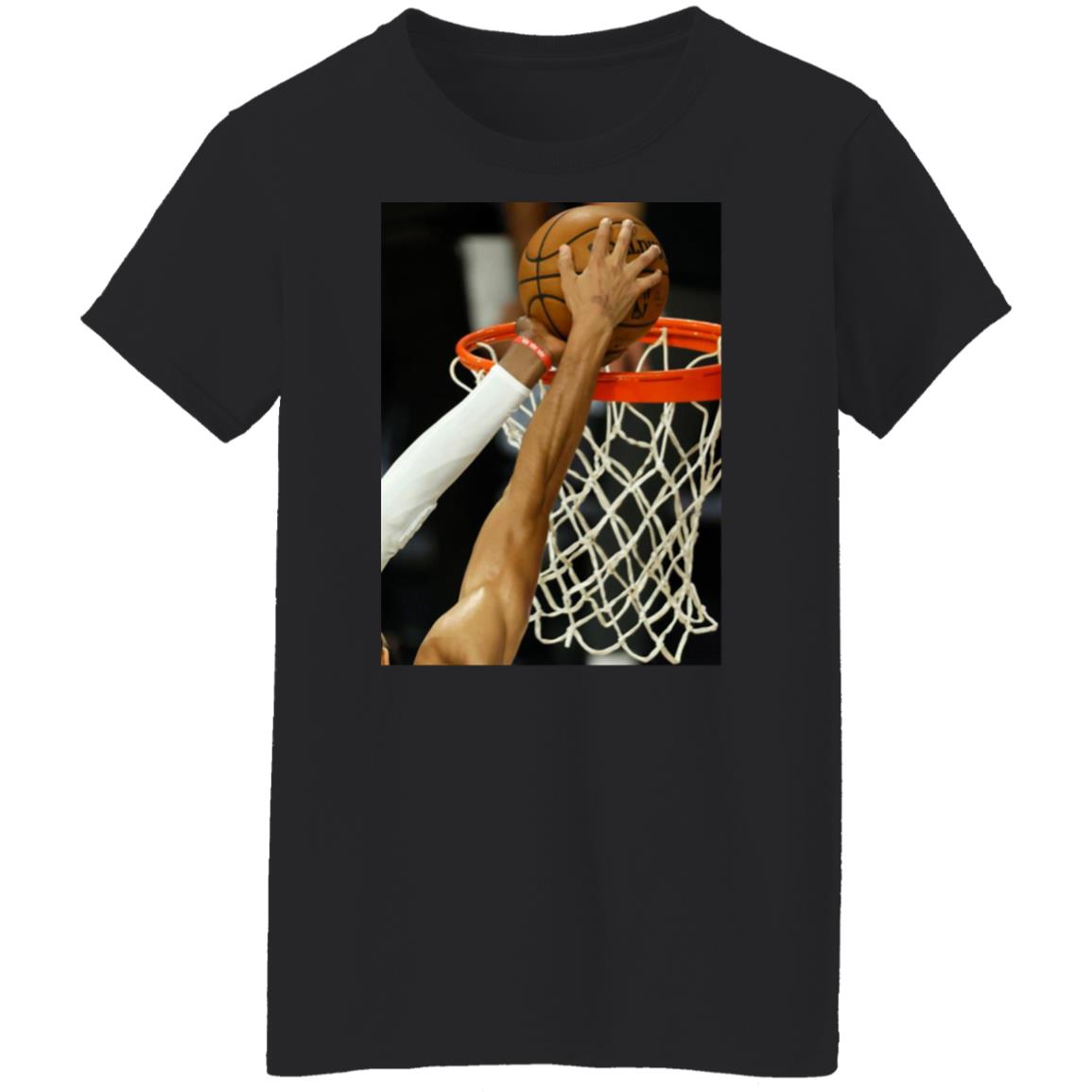 Brendan Tobin Bam Adebayo Iconic Block On Jayson Tatum Basketball Shirt