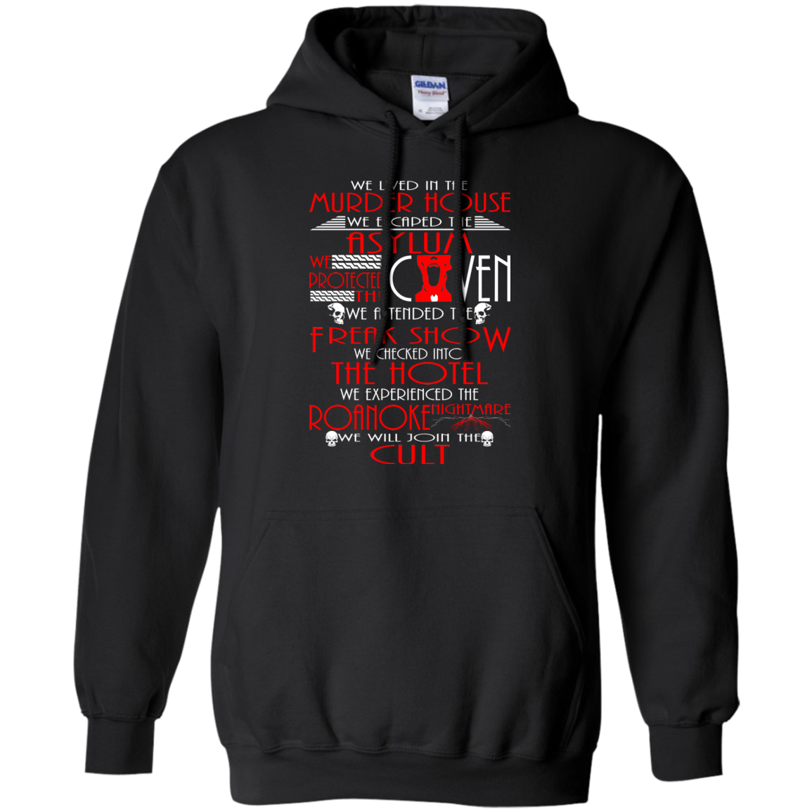 We lived in the Murder House, We escaped The Asylum T-Shirt - TeeDragons
