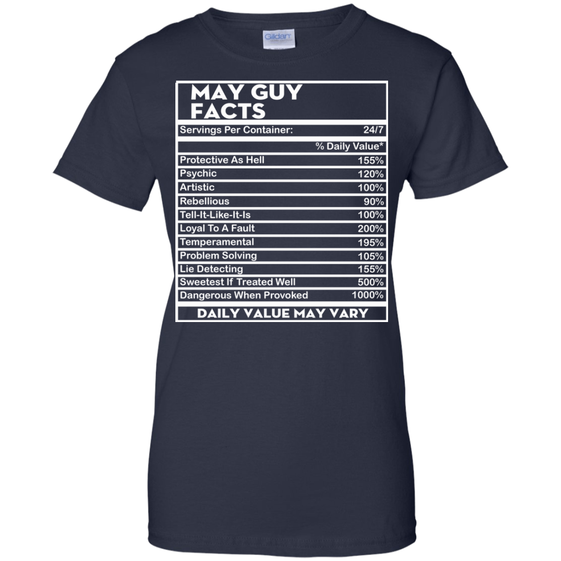 May Guy Facts - Servings Per Container 24/7 Shirt, Hoodie - TeeDragons