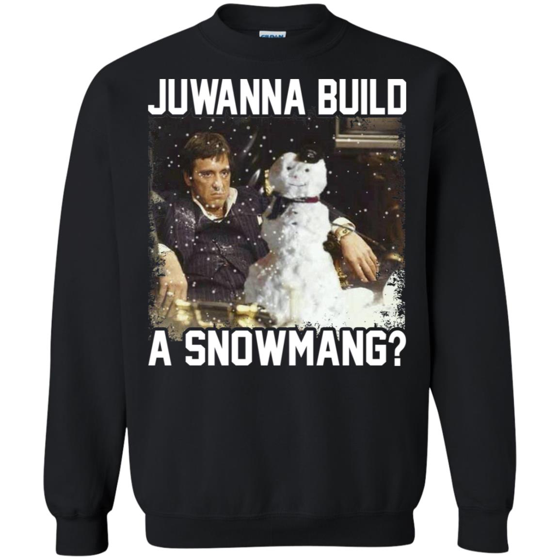 Juwanna Build A Snowmang Christmas Sweater - TeeDragons