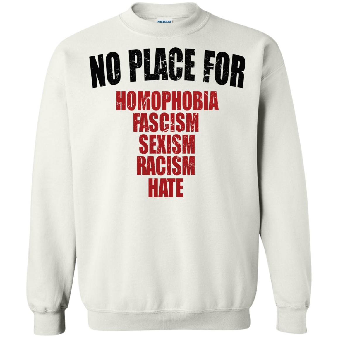 No Place For Homophobia, Fascism, Sexism, Racism, Hate Shirt, Hoodie - TeeDragons