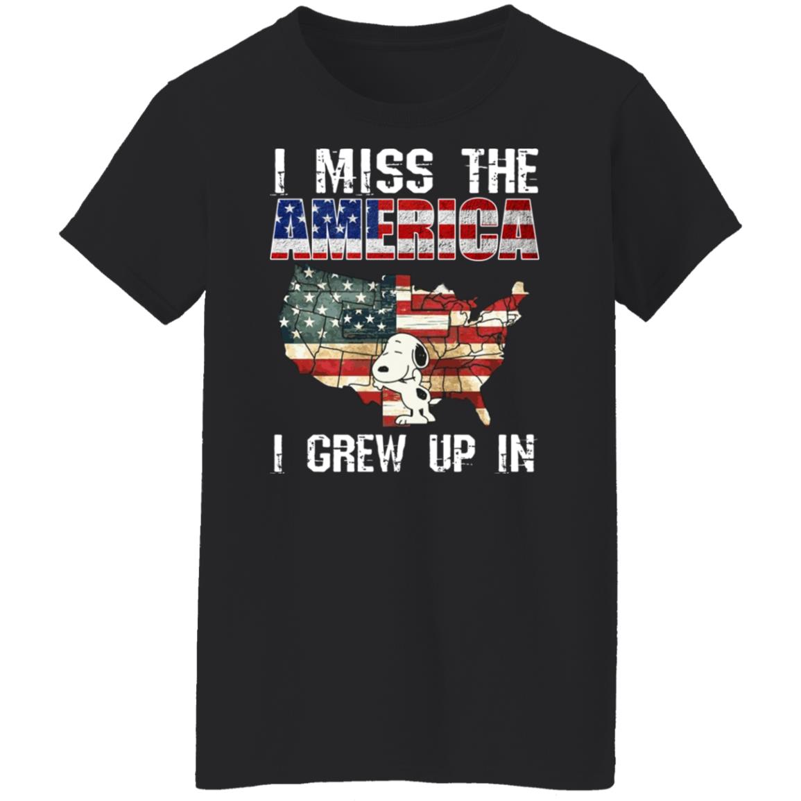 Snoopy I Miss The America I Grew Up In Shirt