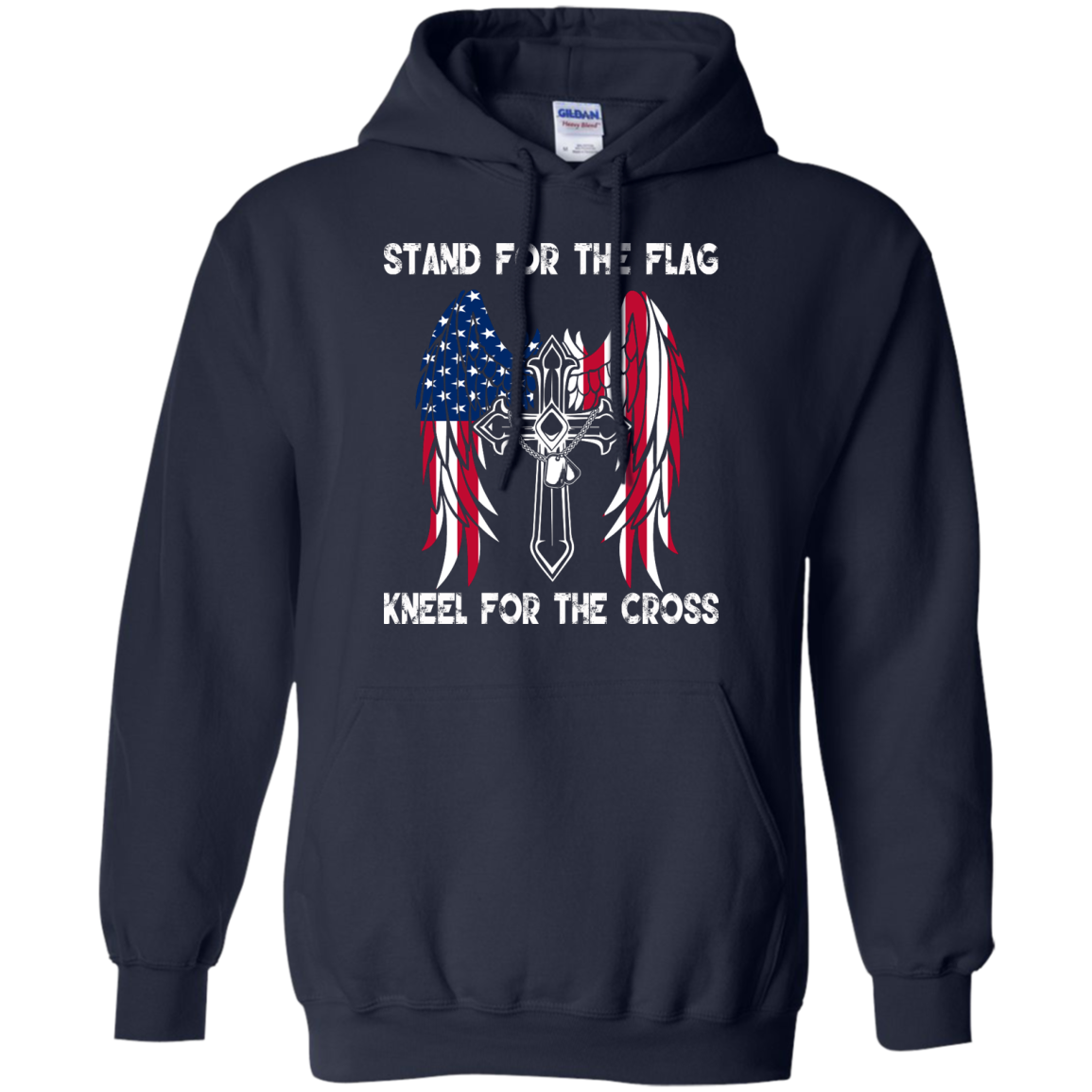 Stand For The Flag Kneel For The Cross Shirt, Hoodie, Tank - TeeDragons