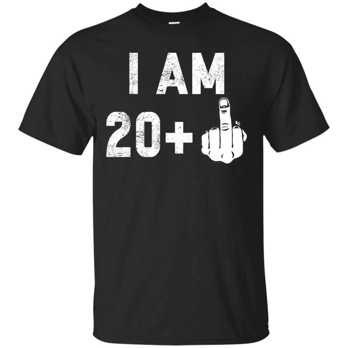 I Am 20 And Middle Finger Shirt, Hoodie, Tank - TeeDragons