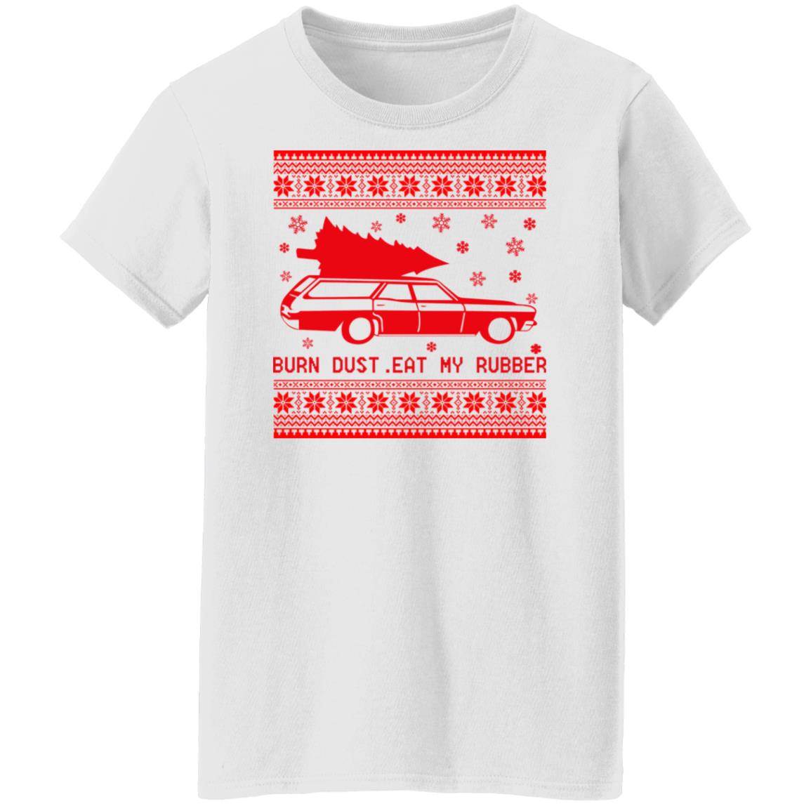 Burn Dust Eat My Rubber Christmas Sweater