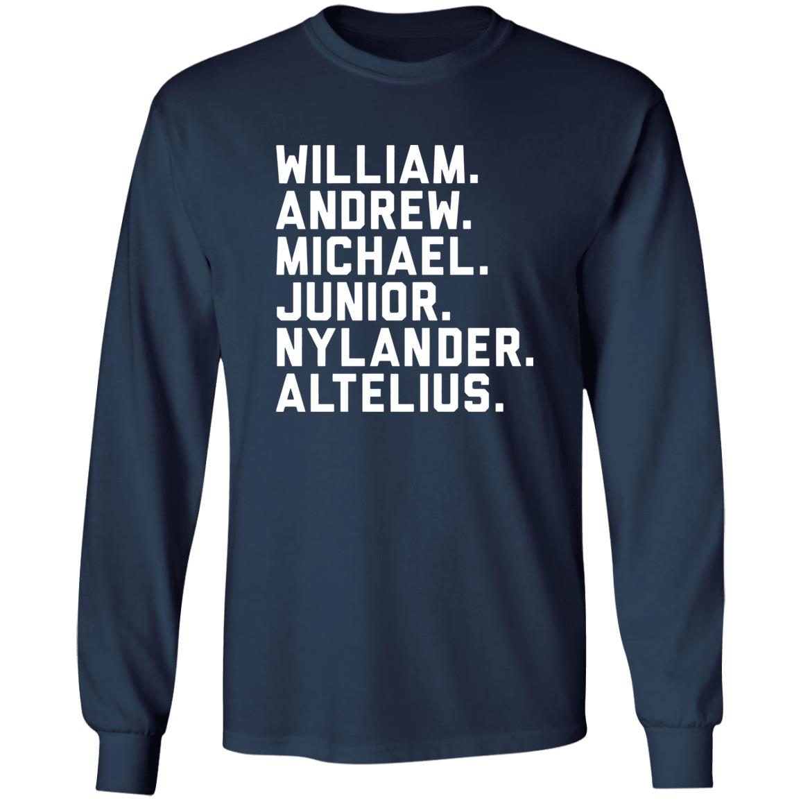 William Andrew Michael Junior Nylander Altelius Shirt