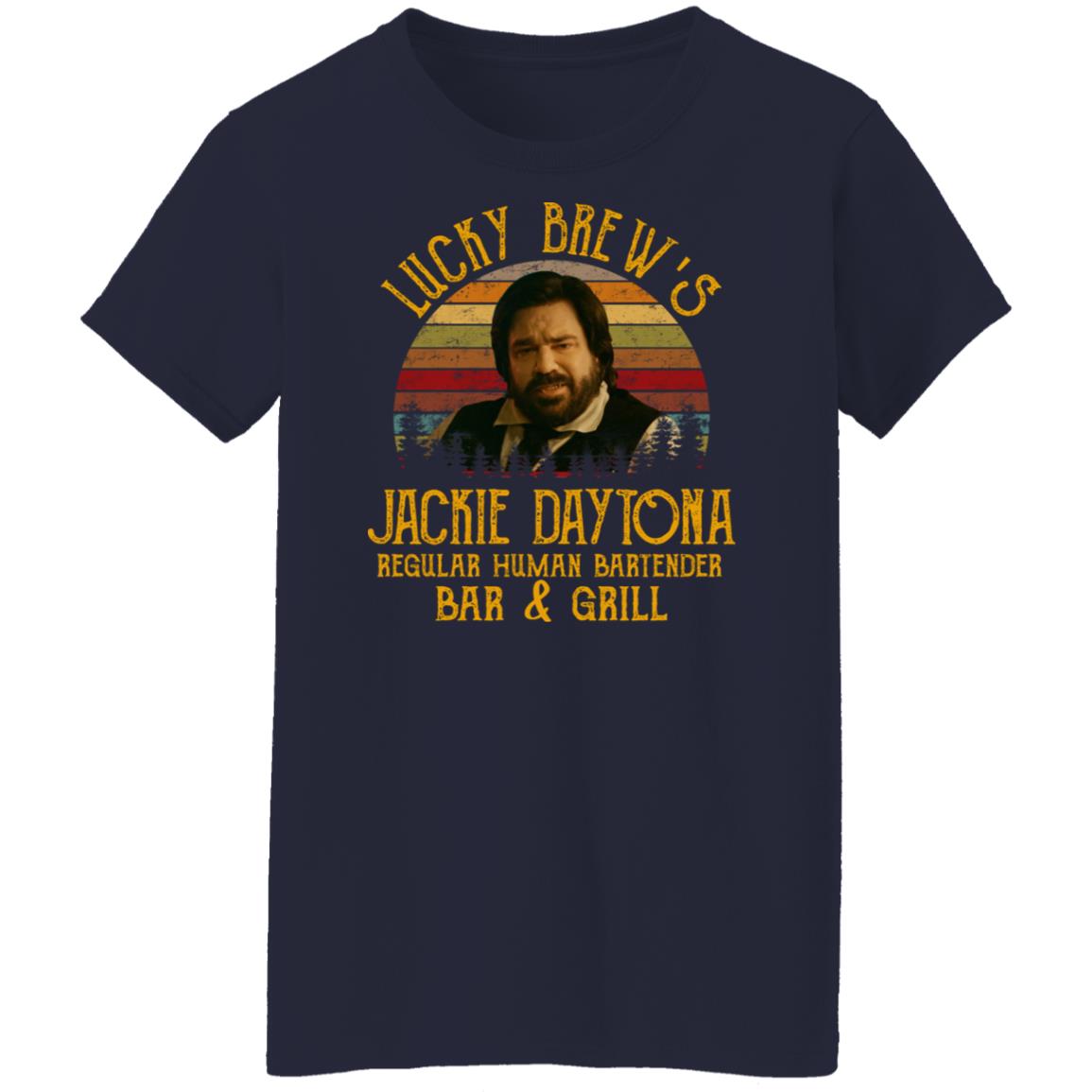 Lucky Brew’s Jackie Daytona Regular Human Bartender Shirt